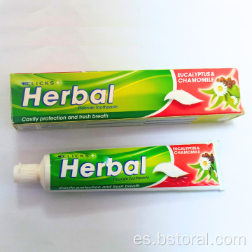 Pasta de dientes médica natural ganadería de hierbas orgánicas